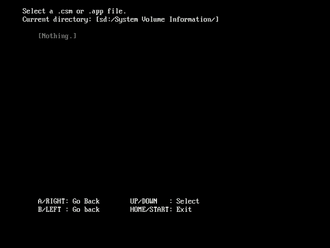 A screenshot of csm-installer